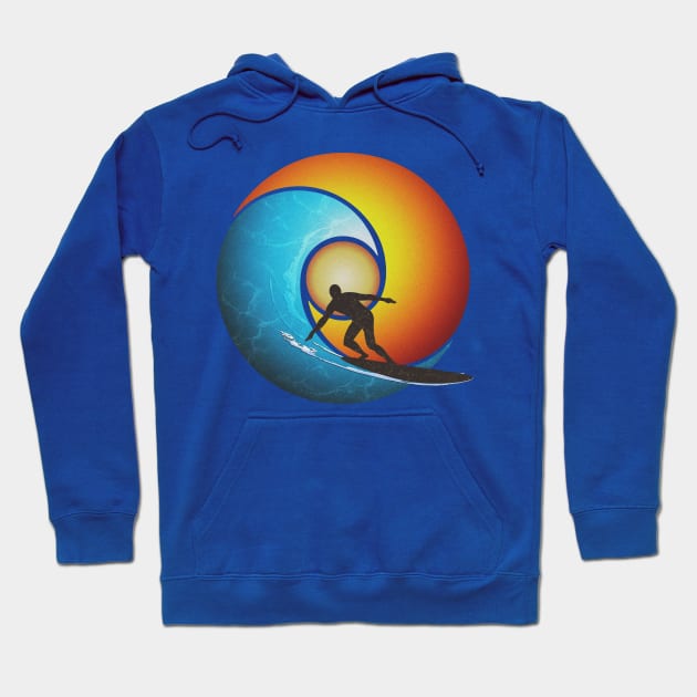 Surfing the Endless Summer Wave (v2) Hoodie by Doc Multiverse Designs